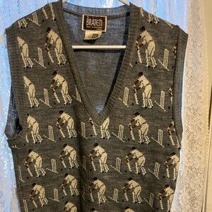 Men’s Vintage Cricket Vest From England